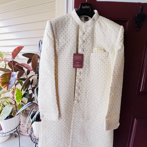 Men Sherwani Wedding Size 44 XXL - Picture 1 of 6